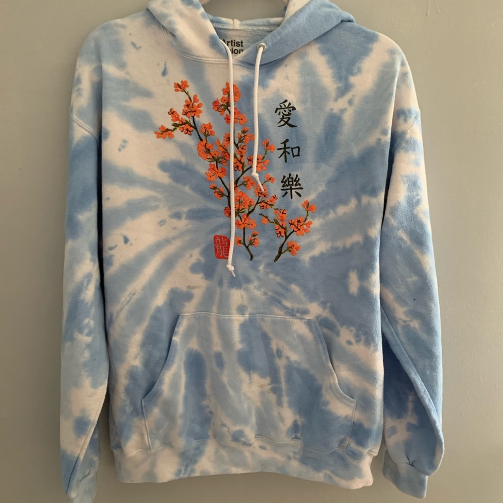 Flower Tye Dye Hoodie
